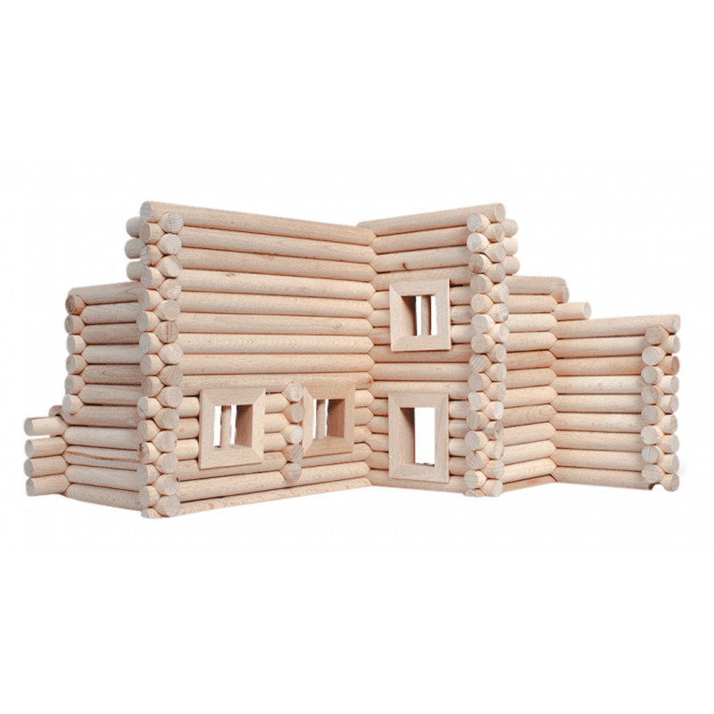 Walachia-Set constructie arhitectura Vario XL, 184 piese din lemn, Walachia [18]
