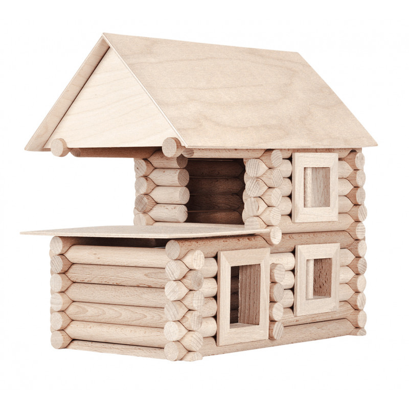 Walachia-Set constructie arhitectura Vario XL, 184 piese din lemn, Walachia [8]