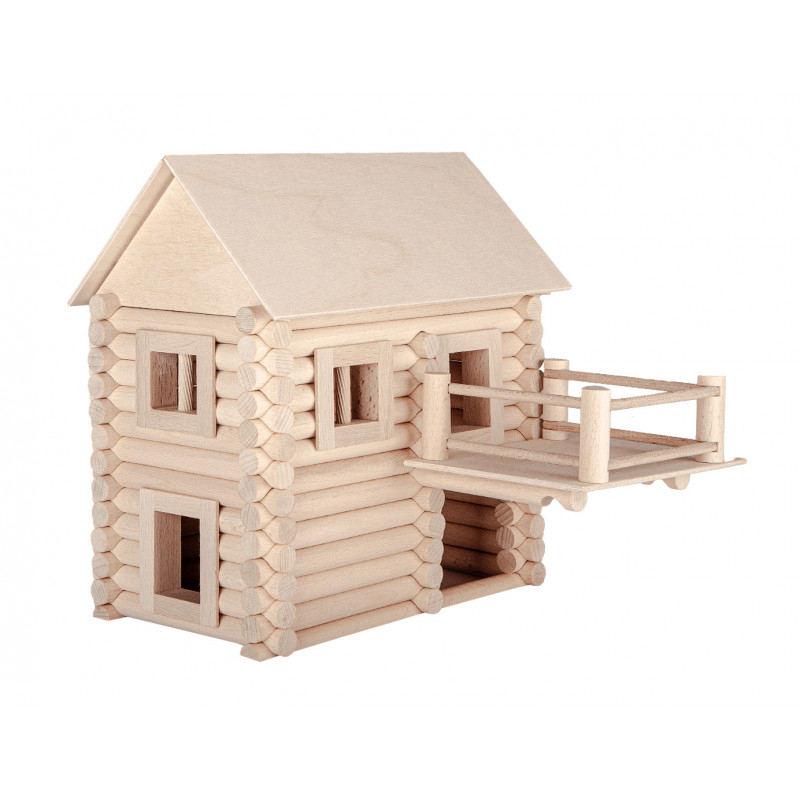 Walachia-Set constructie arhitectura Vario XL, 184 piese din lemn, Walachia [21]