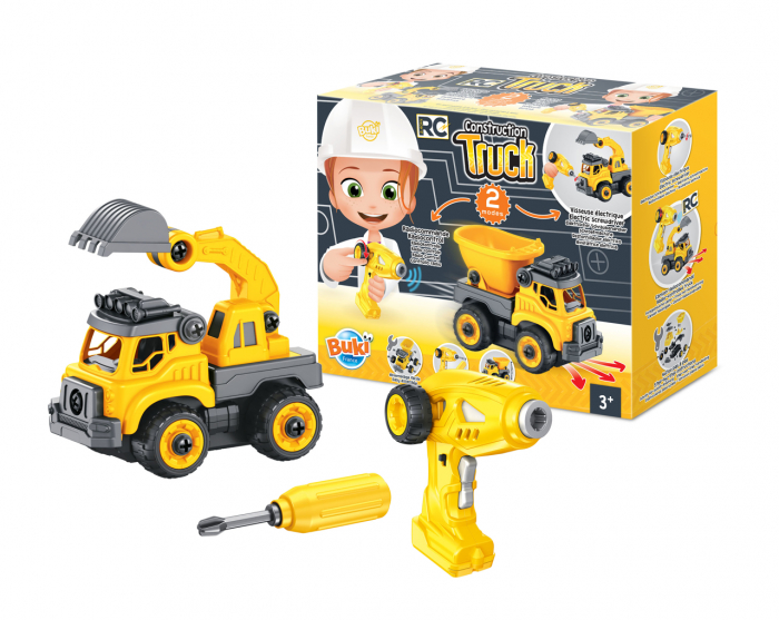 Buki-France-Set-constructie-Camion-Autobasculanta-si-Excavator-cu-radiocomanda [2]