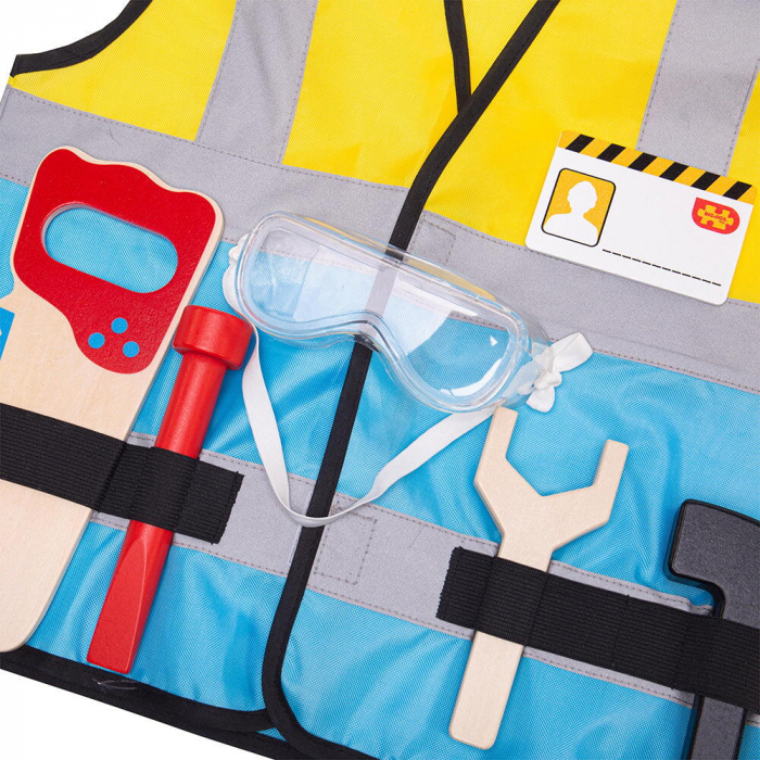 BIGJIGS Toys-Set costum si accesorii constructor pentru copii [3]