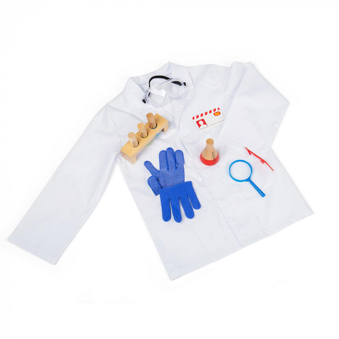 BIGJIGS Toys-Set costum si accesorii de laborator pentru copii [2]