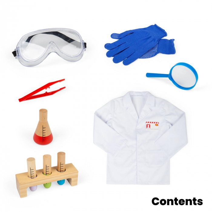 BIGJIGS Toys-Set costum si accesorii de laborator pentru copii [5]