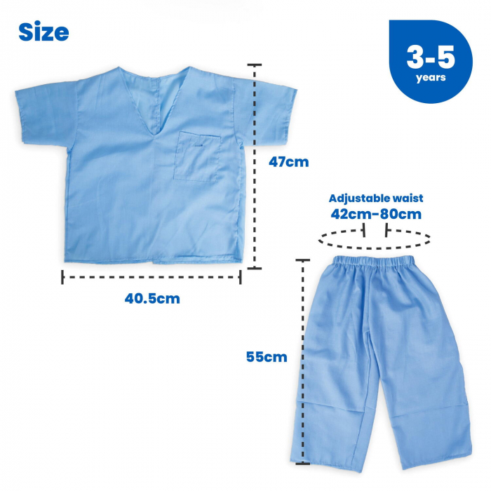 BIGJIGS Toys-Set costum si accesorii doctor pentru copii [4]