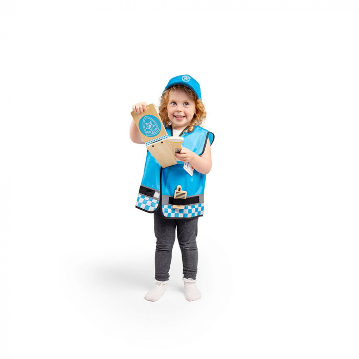 BIGJIGS Toys-Set costum si accesorii politist pentru copii [2]