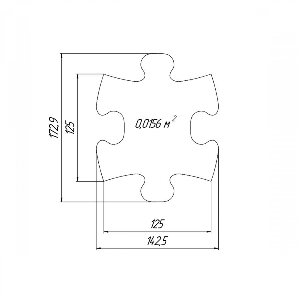 Set covorase ortopedice senzoriale puzzle Mini Puzzle Muffik [2]