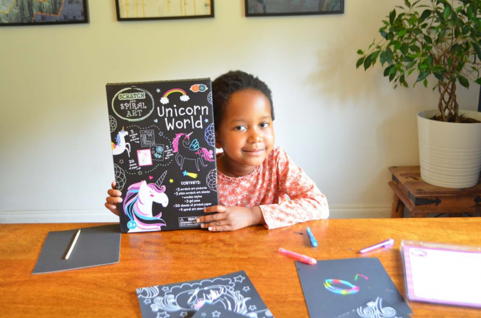 Buddy&Barney Set Creatie Scratch & Spiral - Lumea Unicornilor [3]