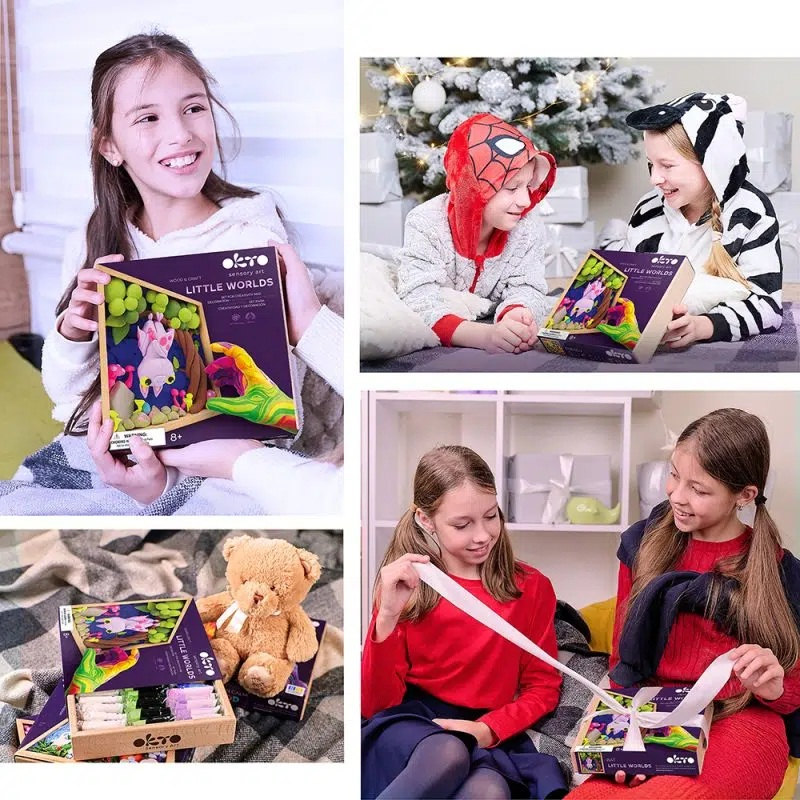 Set creatie Wood & Craft - Little Worlds, 21*21cm - Bat [4]