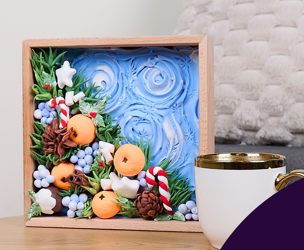 Okto-Set creatie Wood & Craft - Succulents, 21*21cm - Joy [2]