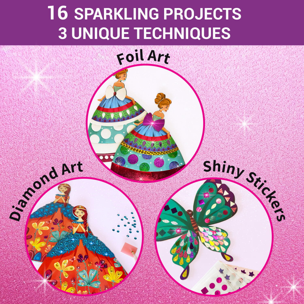 Chalk and Chuckles-Set creativ 3 in 1 - Magie sclipitoare [4]