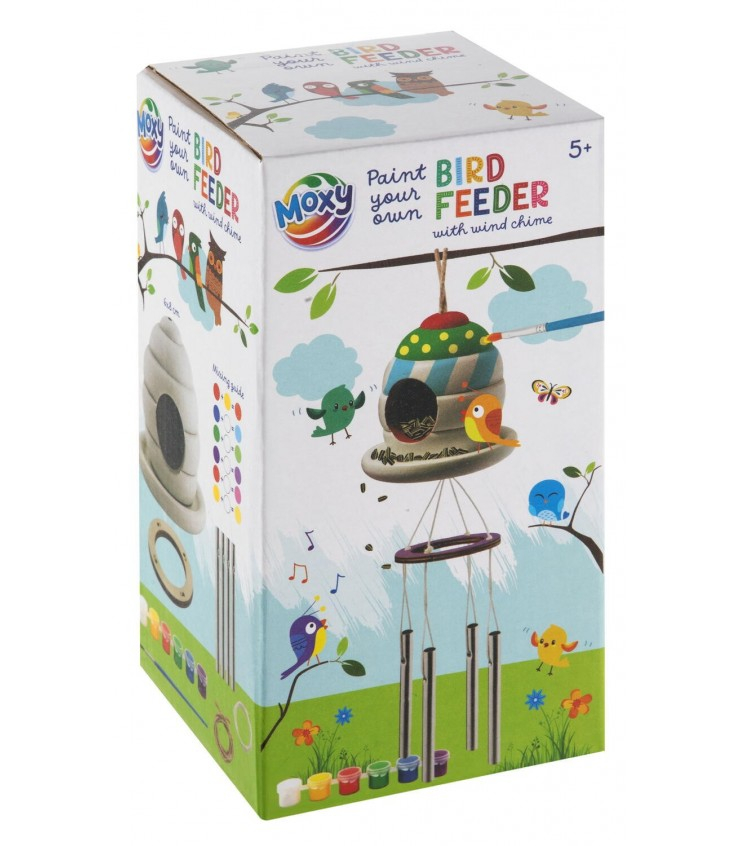 Moxy-Set creativ - Casuta pasarilor cu clopotel de vant [1]