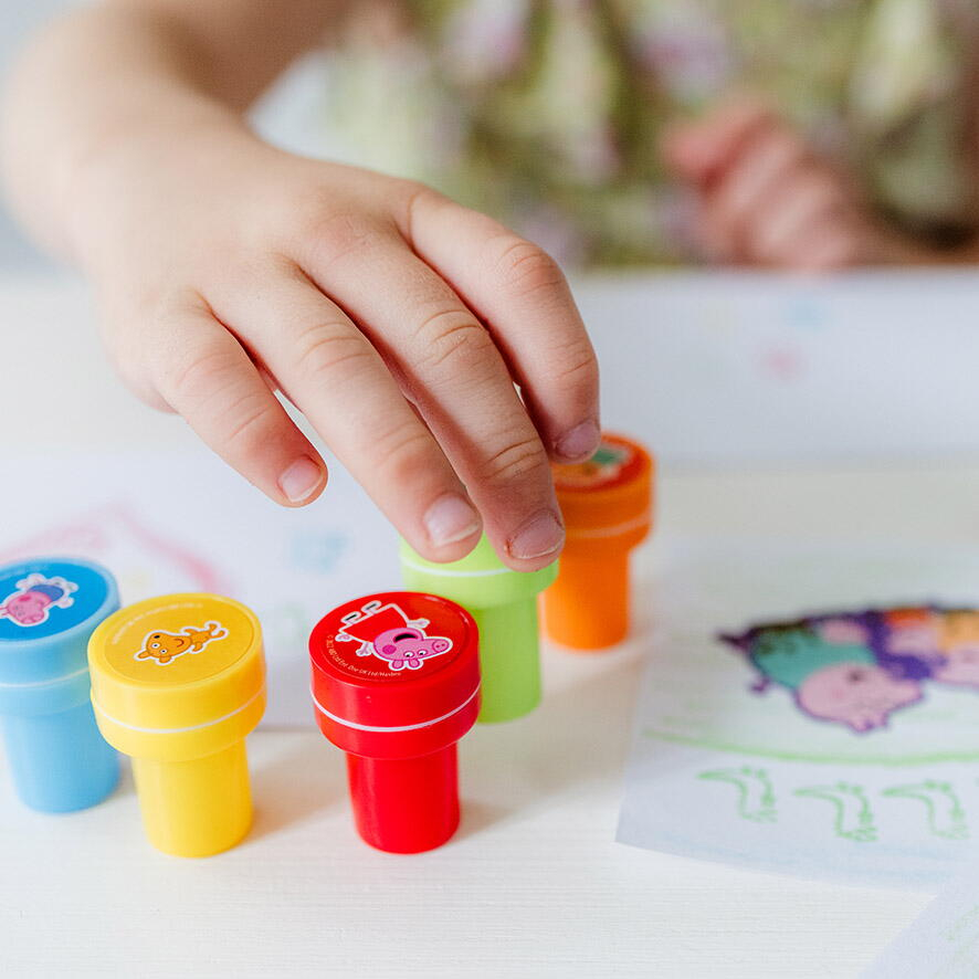 Set creativ cu stampile - Peppa Pig [3]