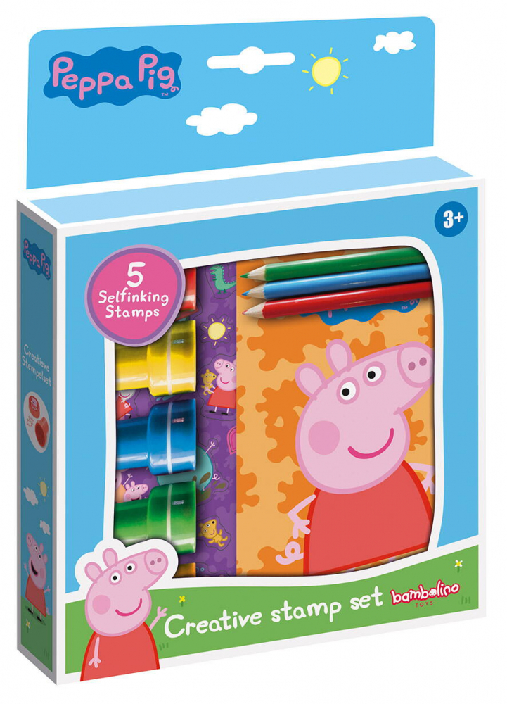 Set creativ cu stampile - Peppa Pig [9]