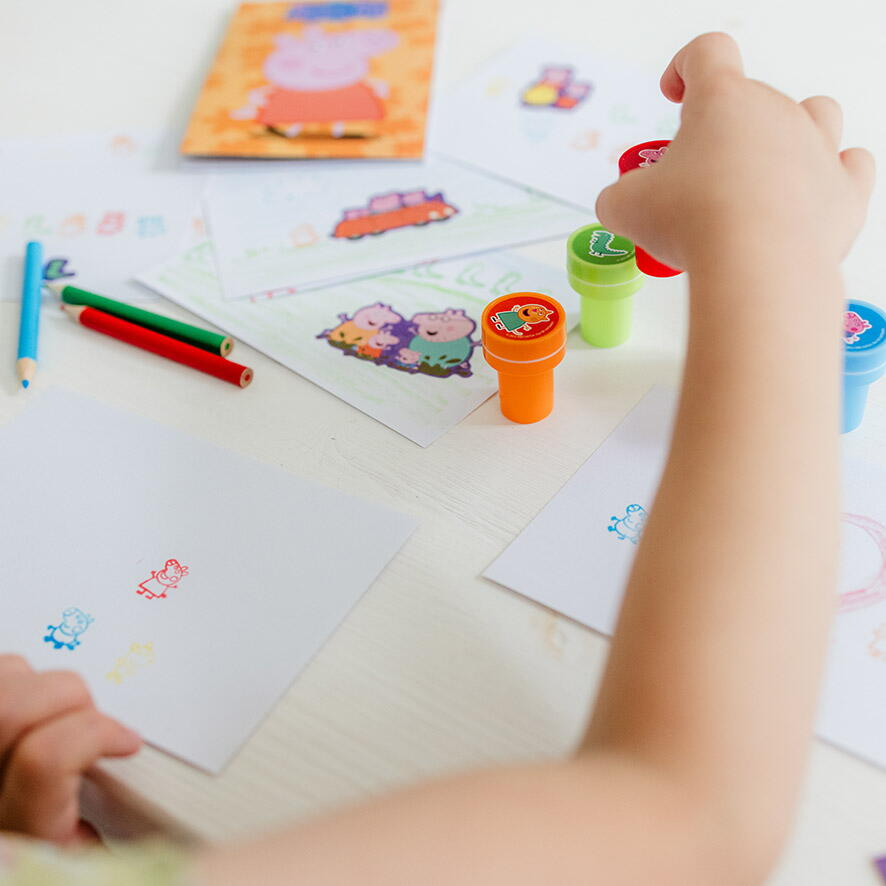 Set creativ cu stampile - Peppa Pig [2]