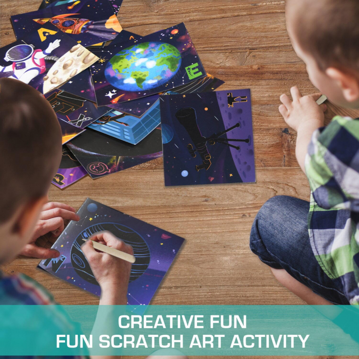 Chalk and Chuckles Set creativ de razuit - Aventuri in spatiu [3]