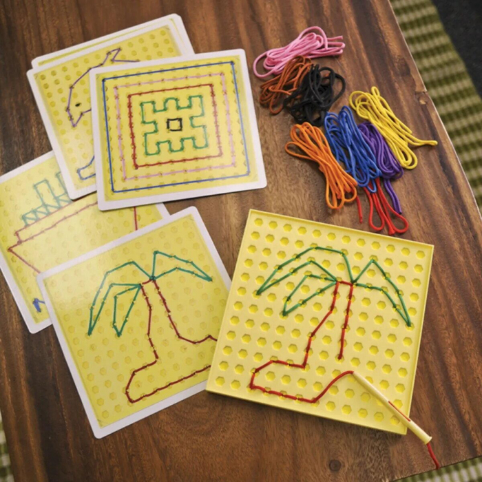 Learning Resources-Set creativ - Desenam cu sireturi [3]
