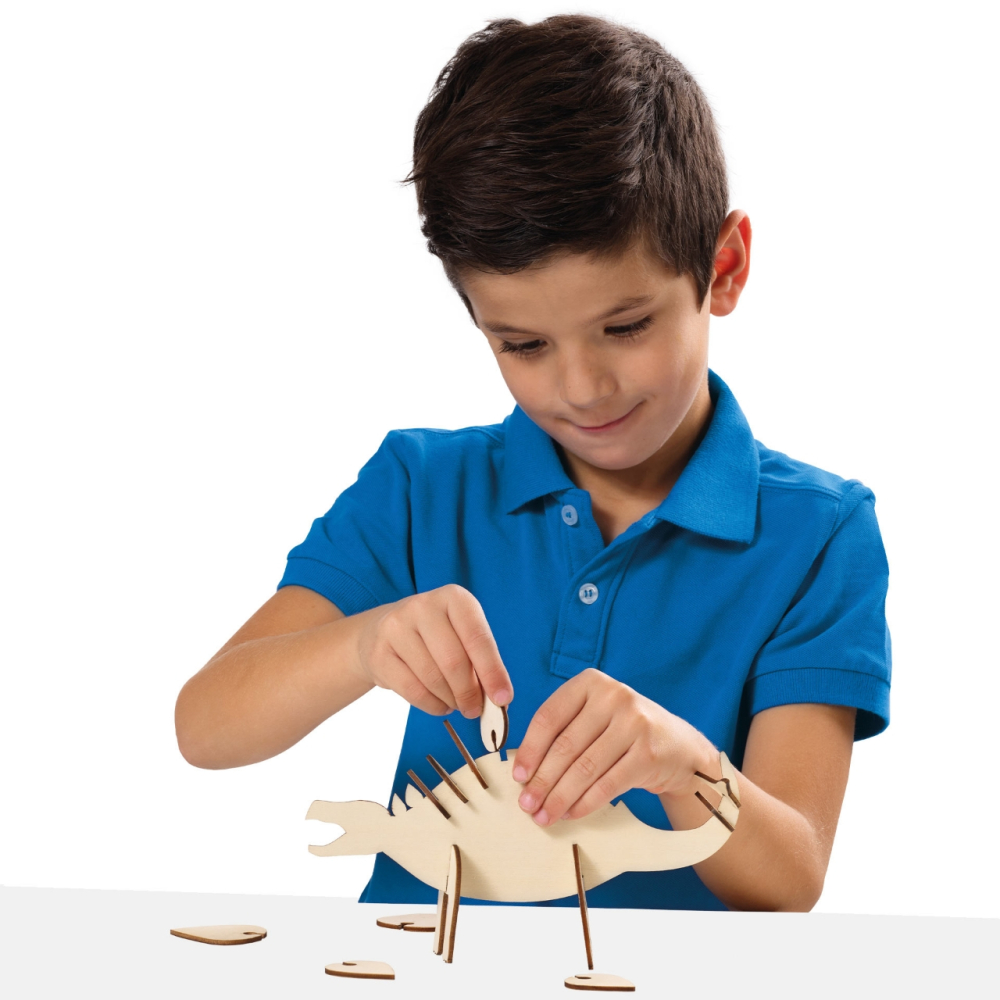 Set Creativ Dinozaur De Lemn - Straluceste In Intuneric [4]