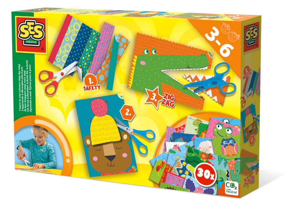 SES Creative-Set Creativ - Invat Sa Folosesc Foarfeca Pas Cu Pas [1]