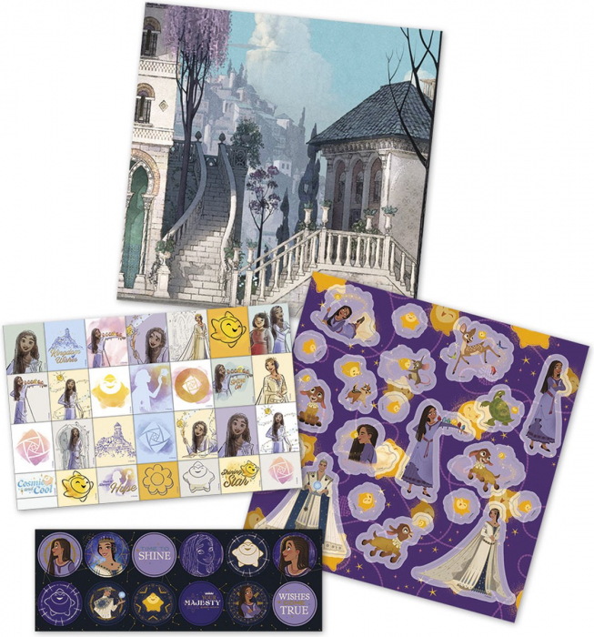 Totum-Set cu abtibilduri Disney Wish [4]
