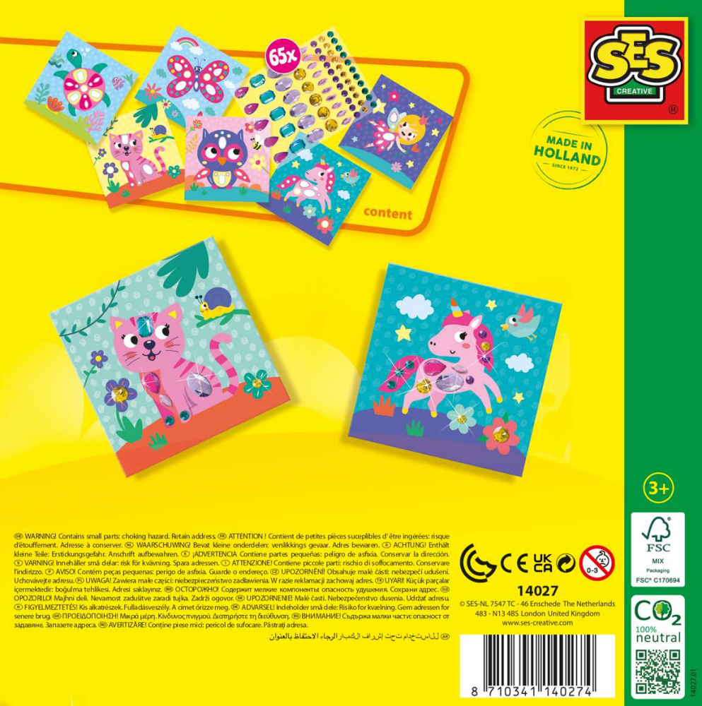 SES Creative-Set Cu Diamante Mari Autocolante [7]