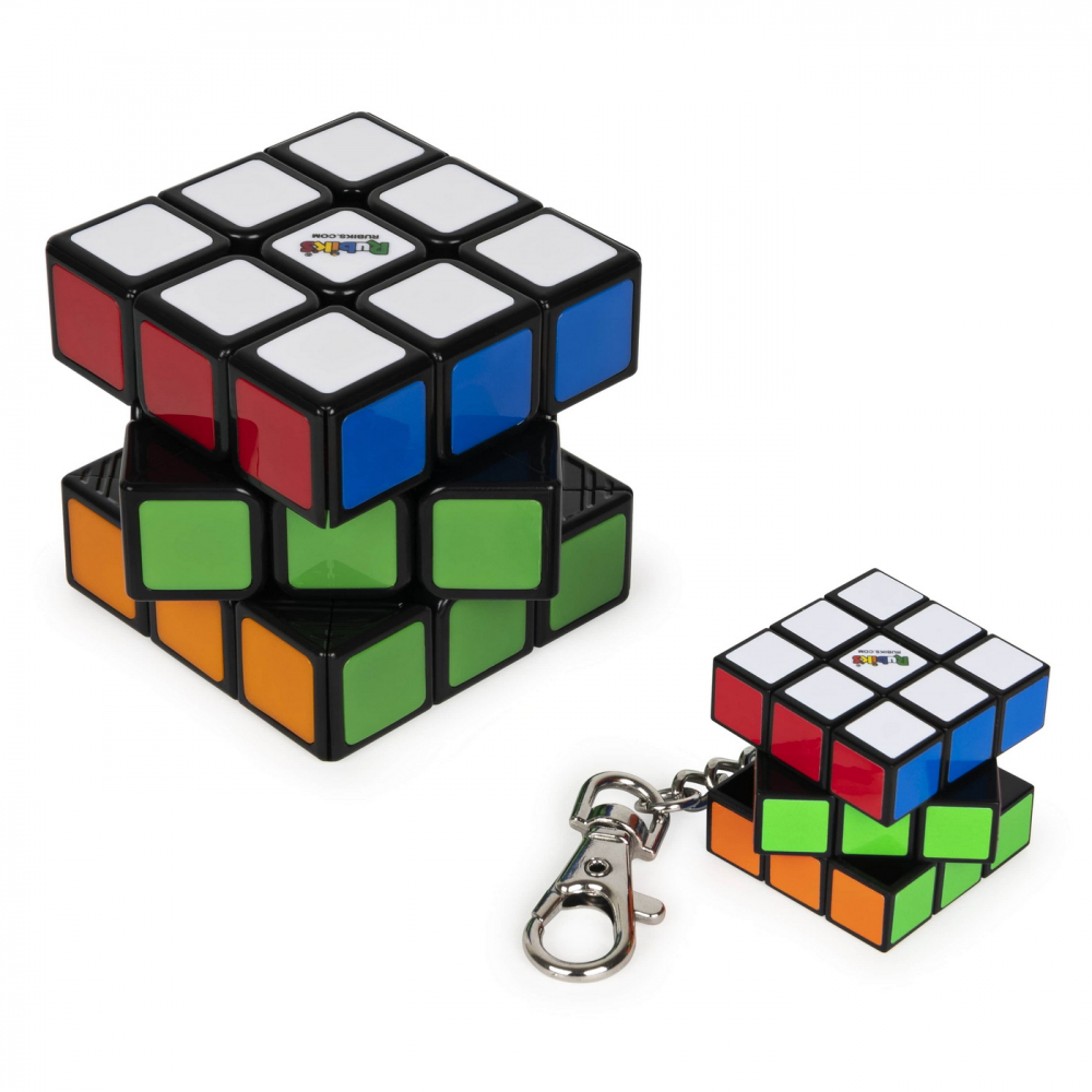 Set Cub Rubik 3X3 Clasic Si Breloc Originale [2]
