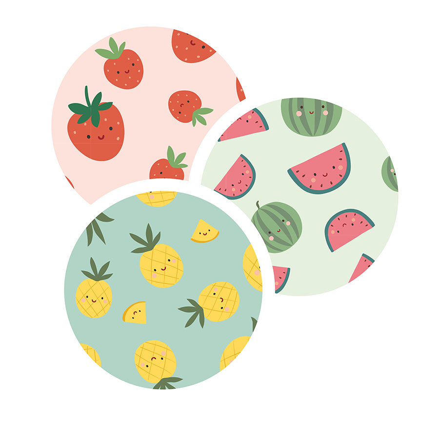 Set de 3 valize din carton - Fructe Sarah Betz - Vilac [3]