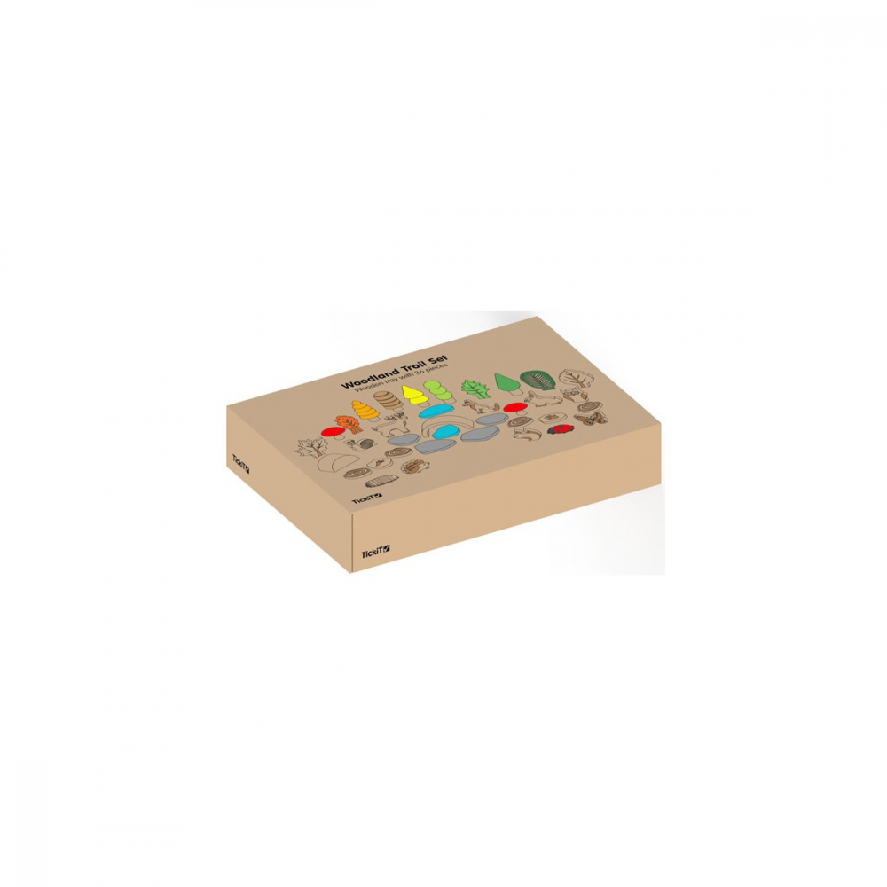 Set de 37 figurine din lemn pentru activitati educative Padurea [2]