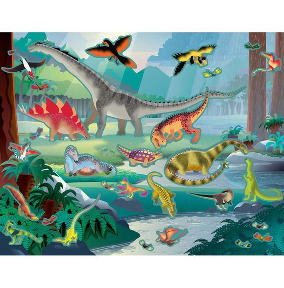 Melissa & Doug Set de abtibilduri reutilizabile Lumea Preistorica Melissa and Doug [2]
