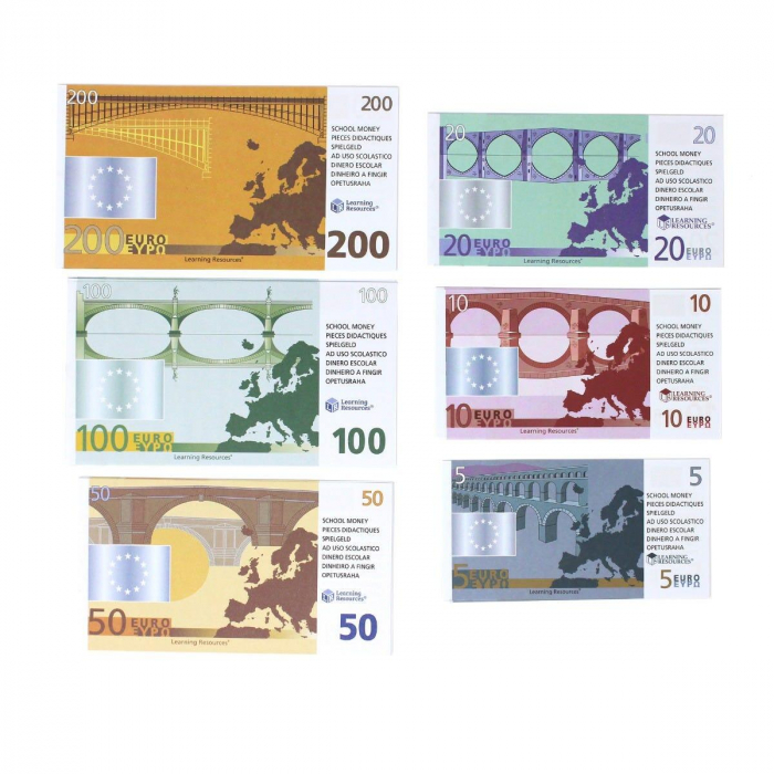 Learning Resources Set de bani de jucarie Euro  [4]