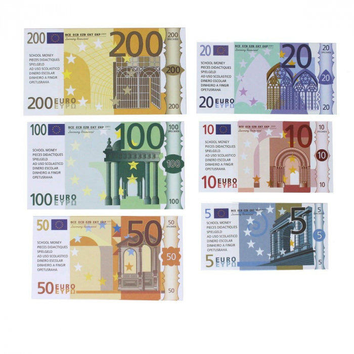 Learning Resources Set de bani de jucarie Euro  [3]