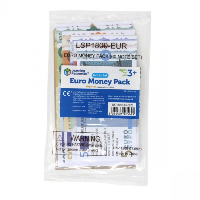 Learning Resources Set de bani de jucarie Euro  [6]