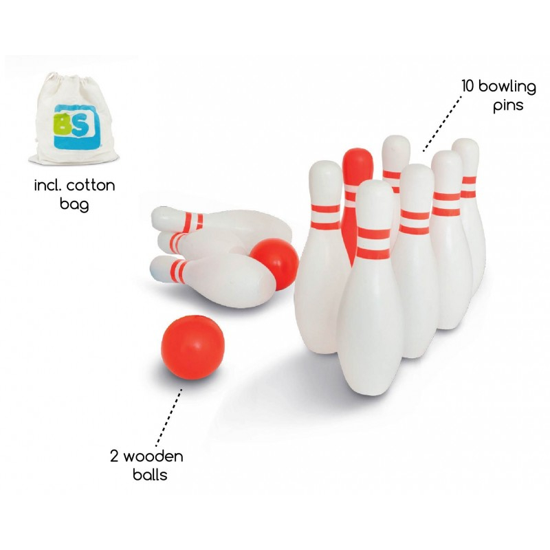 BS Toys-Set de bowling din lemn, BS Toys [2]