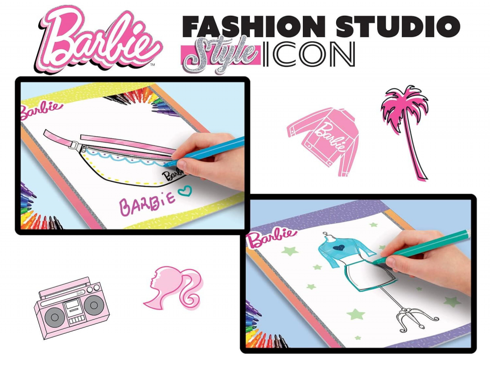LISCIANI-Set de colorat cu activitati Barbie - Fashion Icon [5]