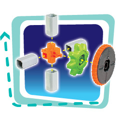 Set de constructie 3 in 1 STEM - Atelierul de vehicule [5]