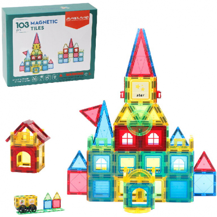 Magplayer Set de constructie magnetic 3D - 103 piese [3]