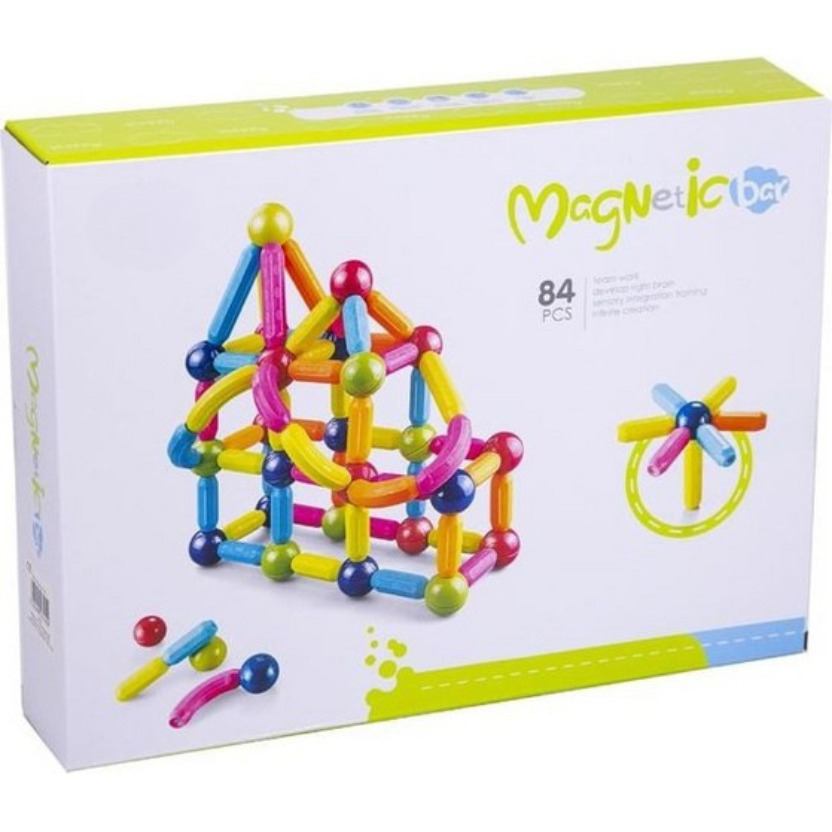 Set de constructie magnetic - Forme 3D (84 piese) [1]