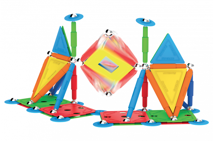 Supermag Set de constructie magnetic Supermag Projects Multicolor 85 piese [5]