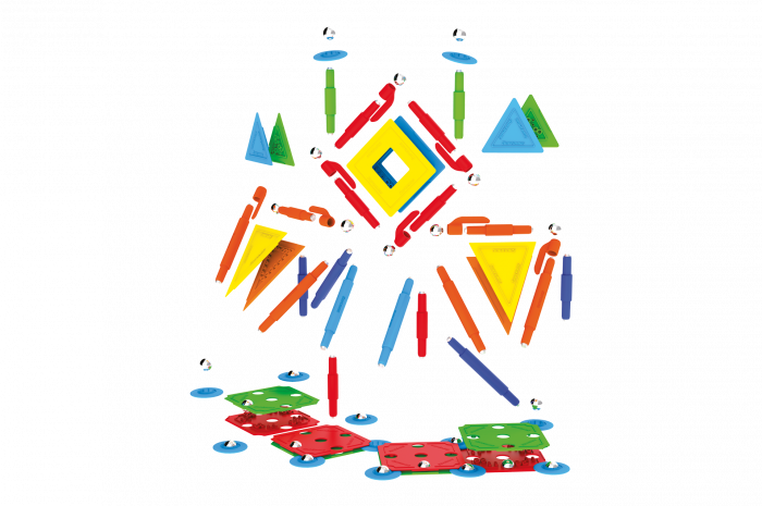 Supermag Set de constructie magnetic Supermag Projects Multicolor 85 piese [4]