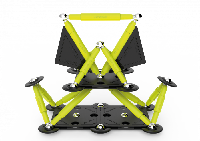 Supermag-Set de constructie magnetic Supermag Projects Tehnicolor, 45 piese [3]