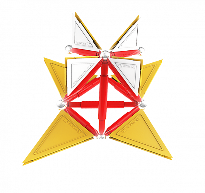 Supermag-Set de constructie magnetic Supermag Tags, 67 piese [6]