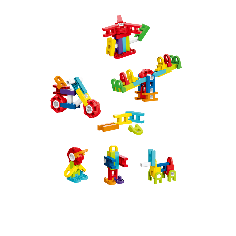Bufnitel-Set de constructie STEAM in cutiuta - Fun Blocks (26 piese) [1]