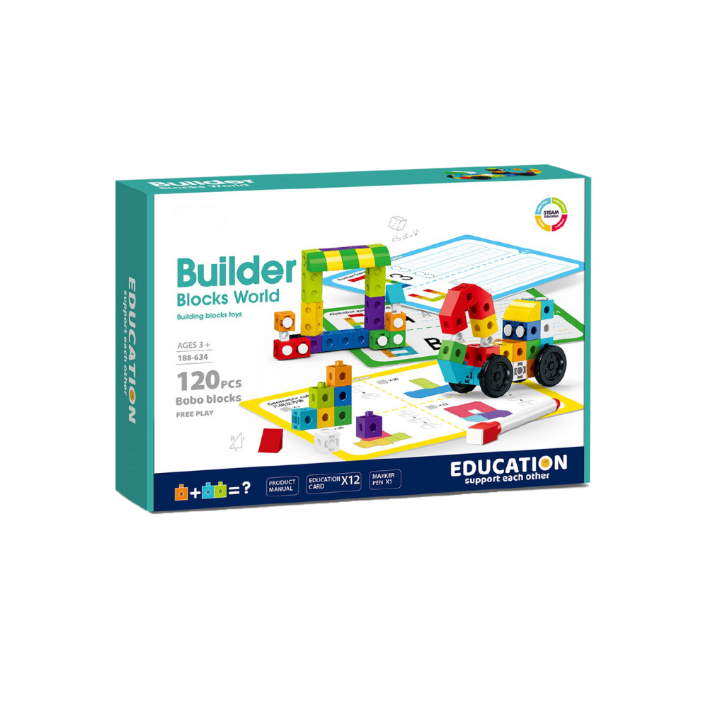 Bufnitel-Set de constructie STEAM - Invatam si ne distram (120 piese) [3]