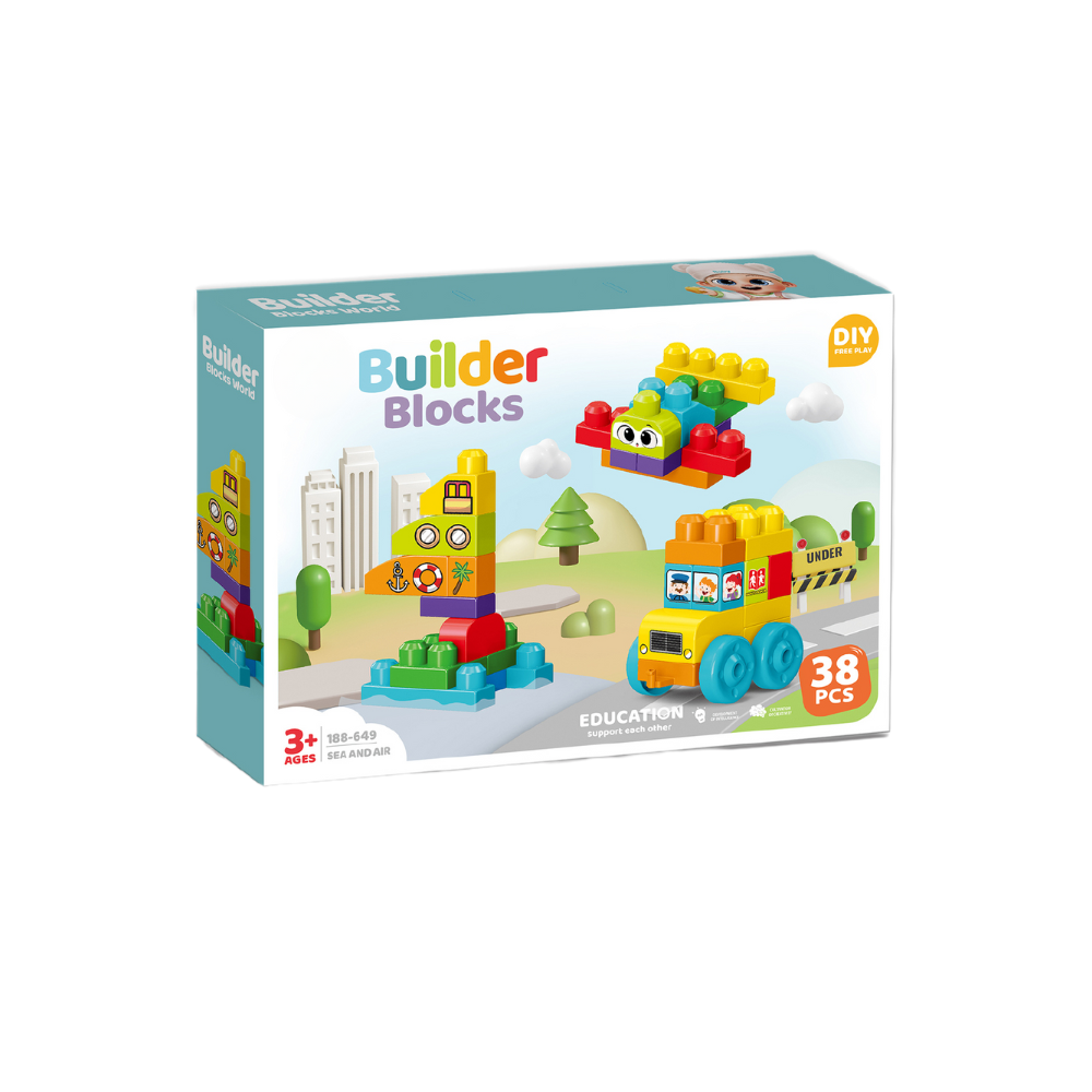 Bufnitel-Set de constructie STEAM - Vehicule (38 piese) [2]
