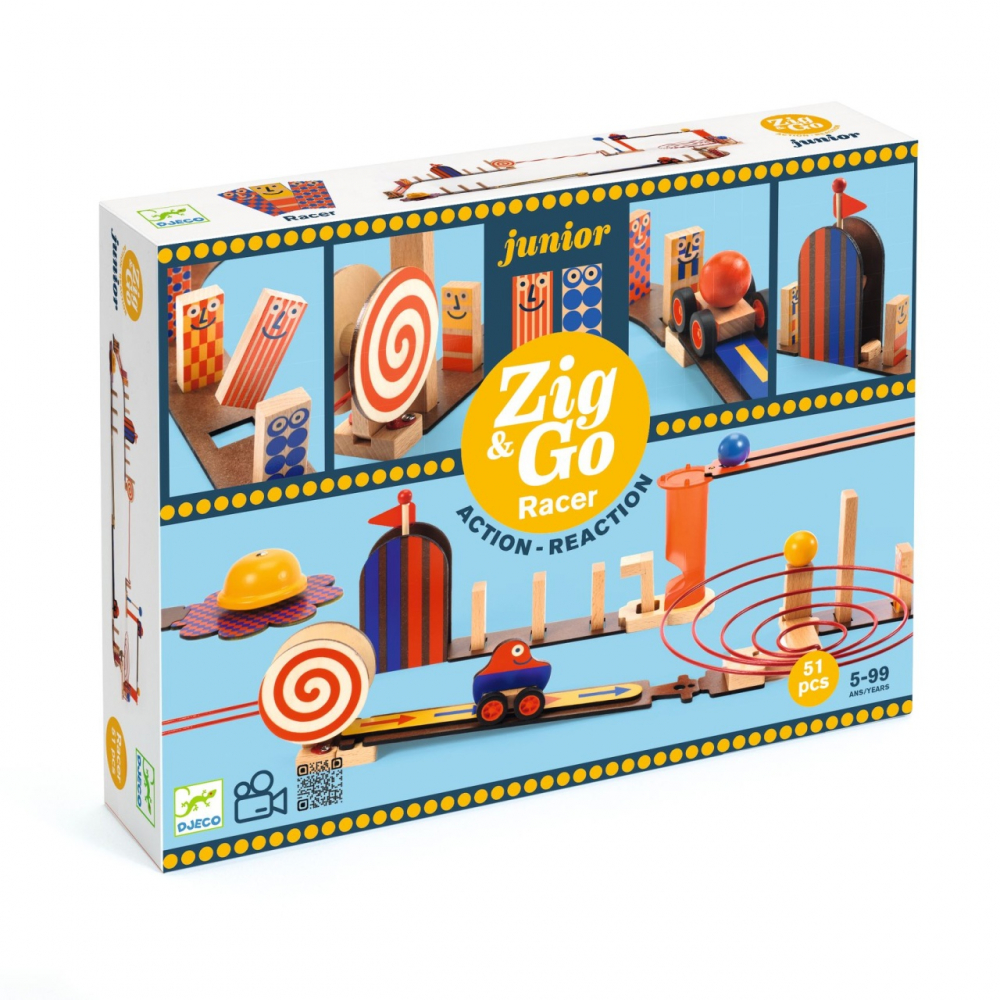 Djeco-Set de constructie trasee Zig & Go Junior, Djeco [3]
