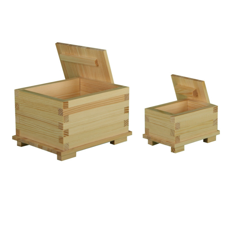 Walachia-Set de construit Cufere cu capac, 92 piese din lemn, Walachia [4]