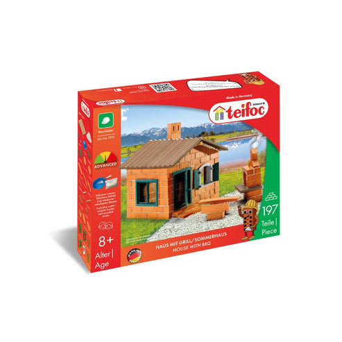 Teifoc-Set de construit din caramizi in miniatura - Casuta cu gratar [3]