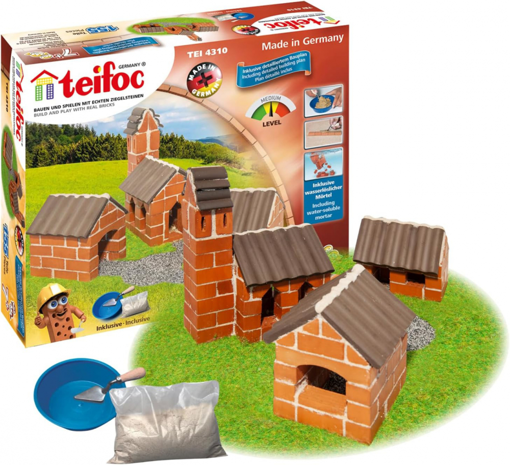 Teifoc-Set de construit din caramizi in miniatura - Casute rurale [2]