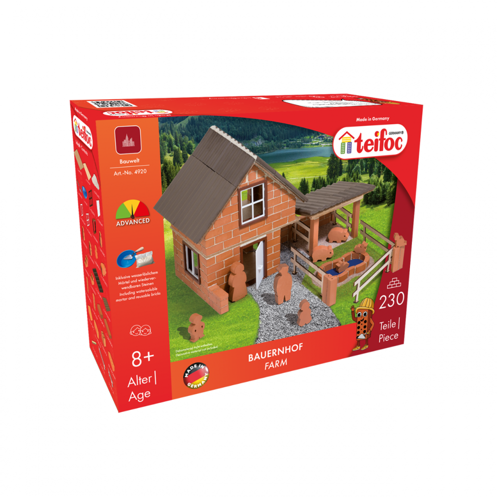 Teifoc-Set de construit din caramizi in miniatura - Ferma [3]