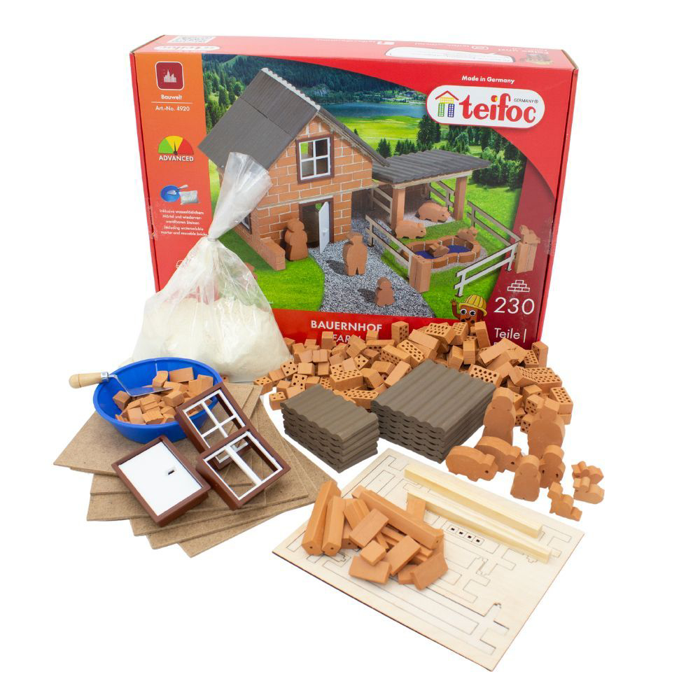 Teifoc-Set de construit din caramizi in miniatura - Ferma [4]