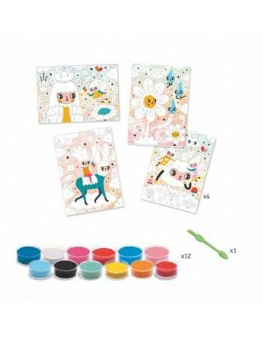 Djeco-Set-de-creat-tablouri-cu-nisip-Priviri-vesele [3]